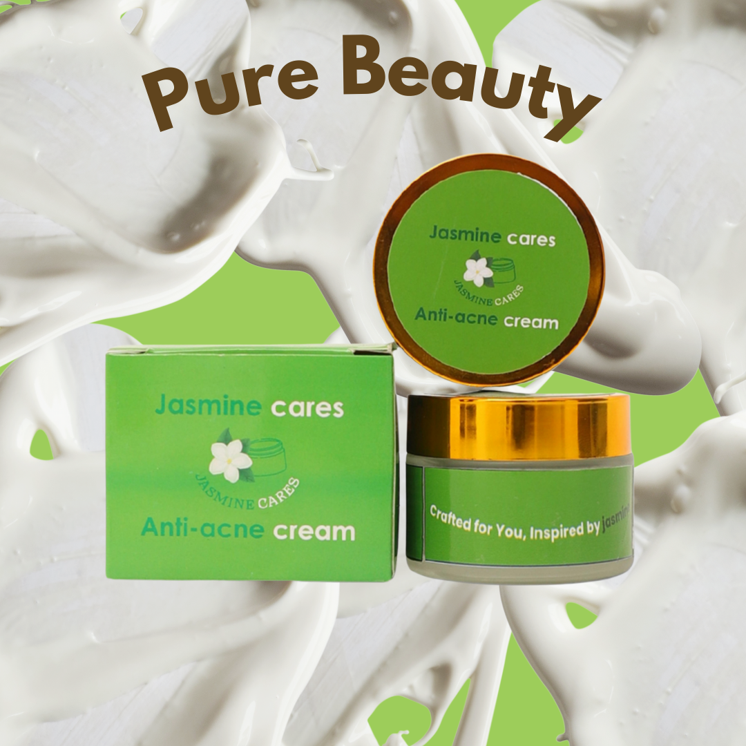 Antiacne cream-texture beauty